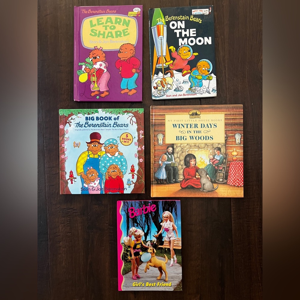 Berenstain Bears and Barbie Kids Books Bundle Set